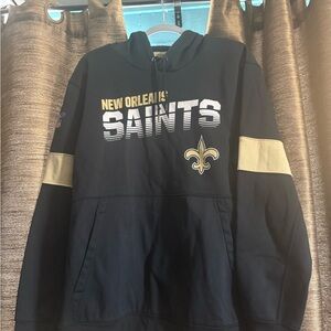 NFL New Orleans Saints Black and Gold Hoodie